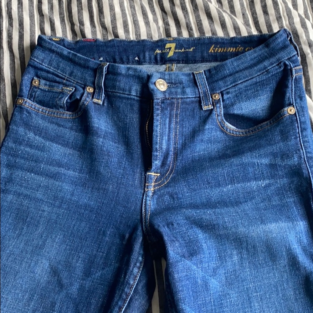 7 for all man kind cropped jeans